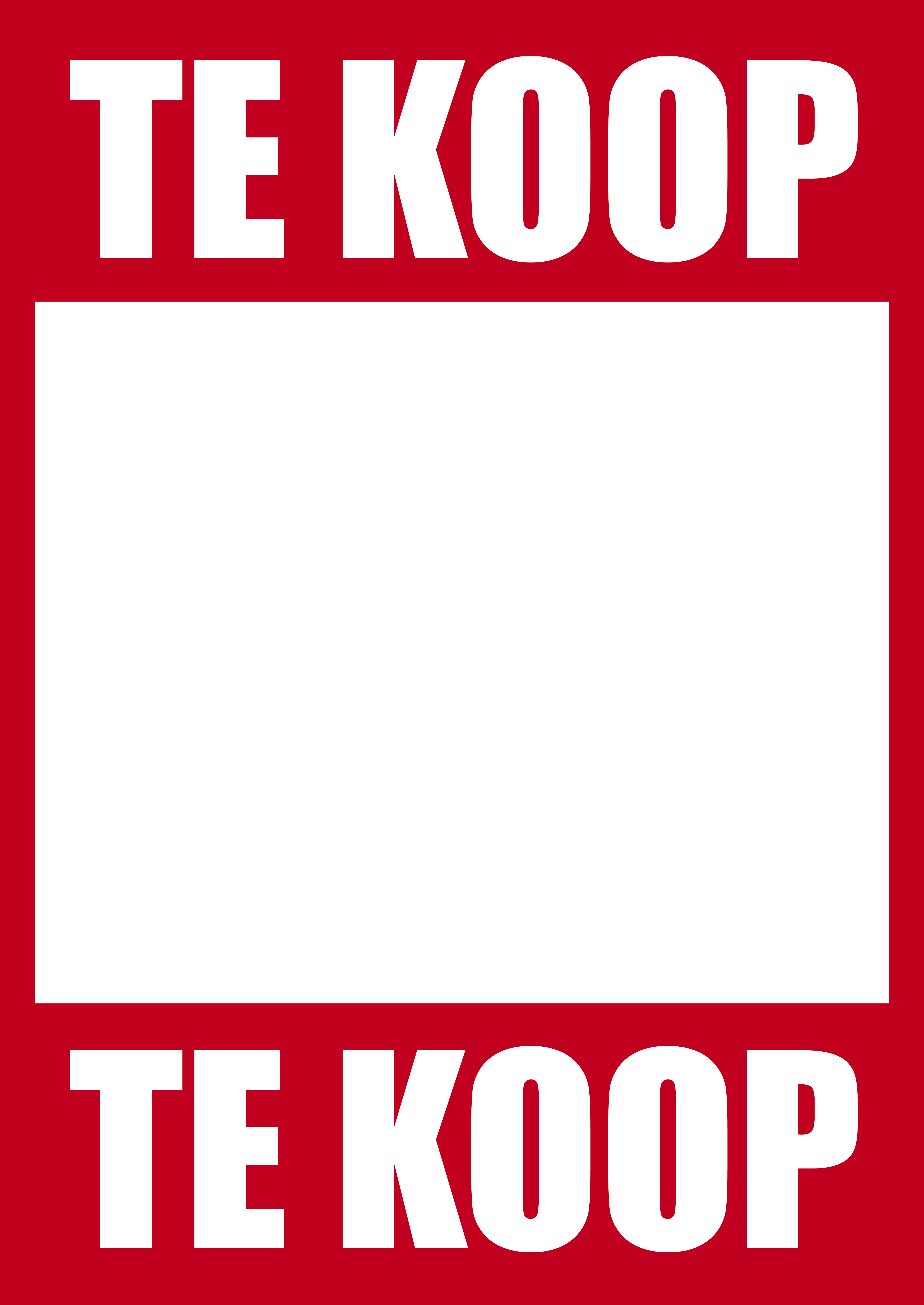 Overleving Slager stel voor Te Koop Poster met Telefoonnummer 06 | directposter.nl